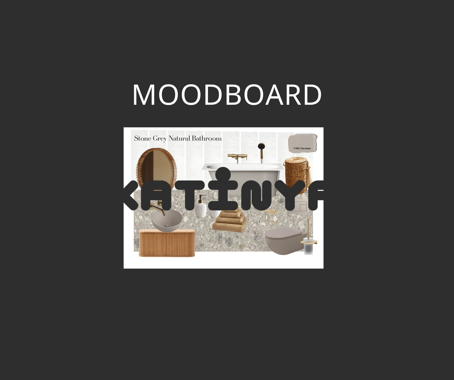 Grey Natural Bathroom